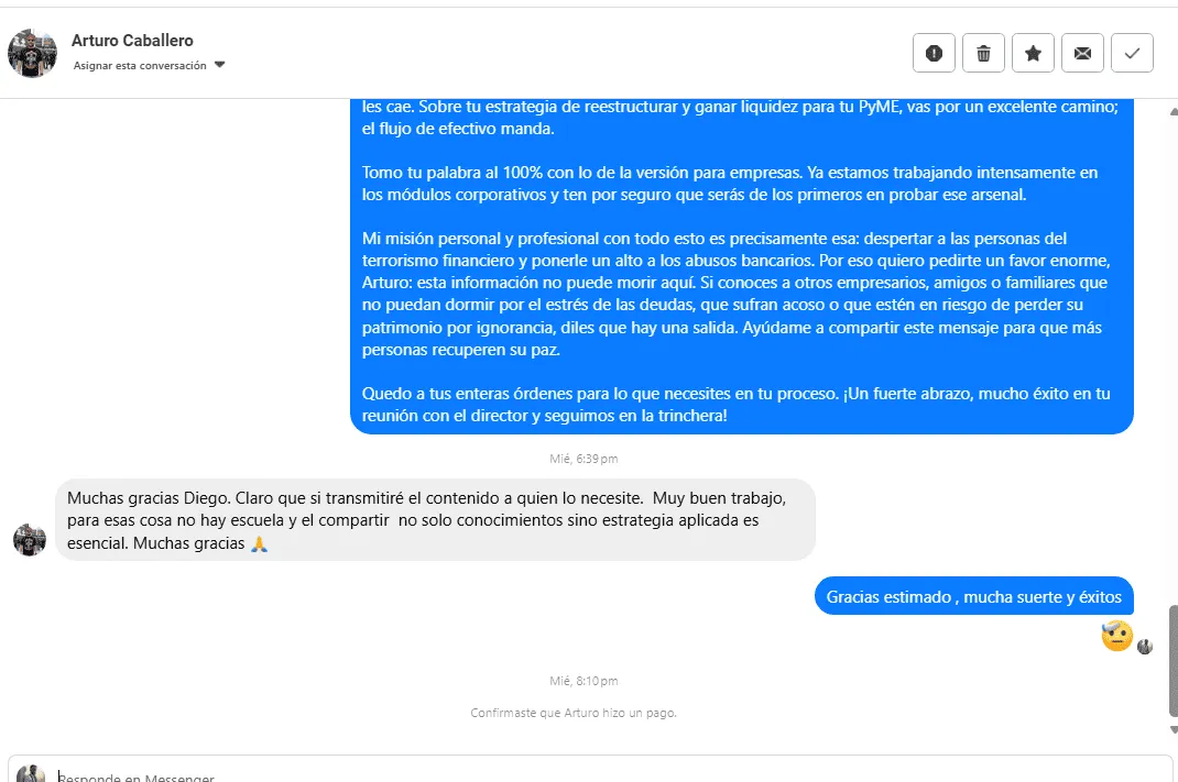 Testimonio de Arturo Caballero
